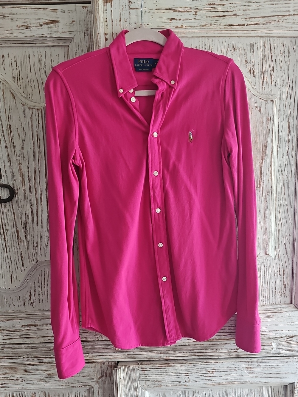 RALPH LAUREN Button-down Long Sleeve Shirt - Size M